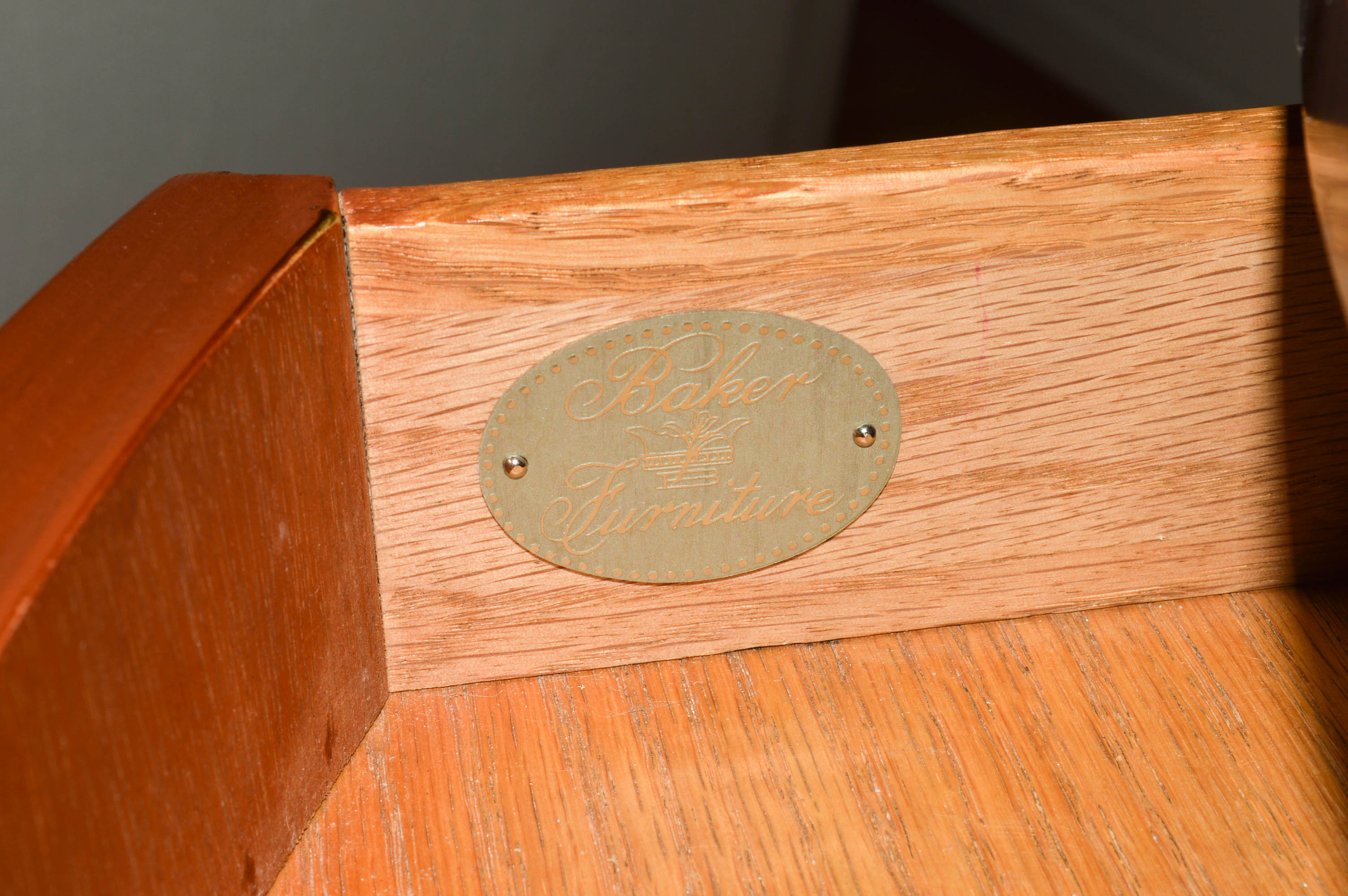 Baker Furniture Duncan Phyfe Style Drum Table