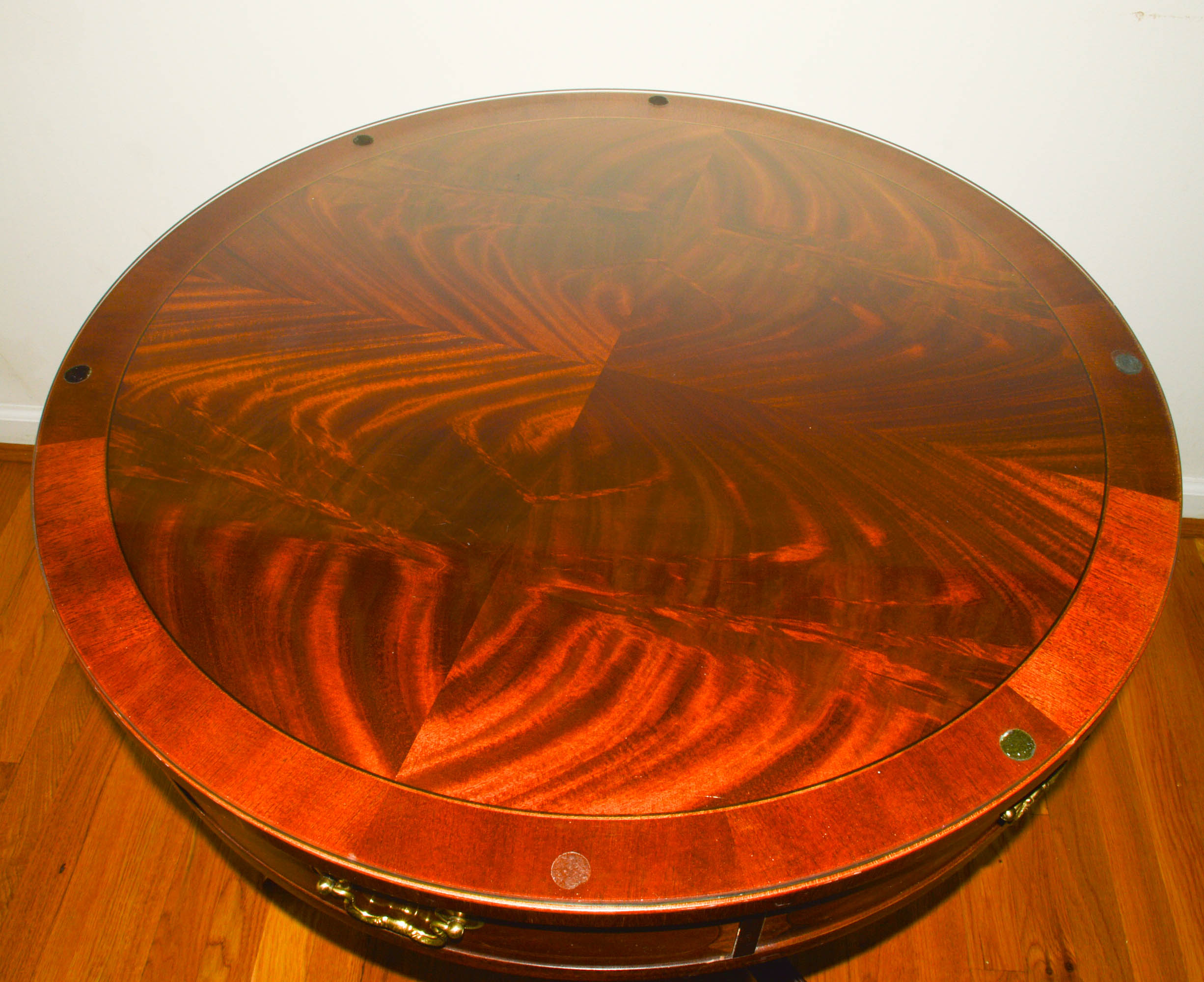 Baker Furniture Duncan Phyfe Style Drum Table