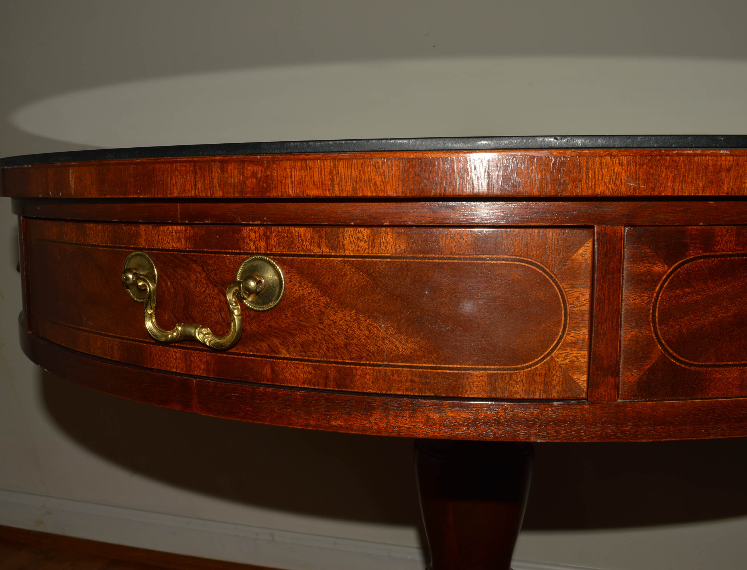 Baker Furniture Duncan Phyfe Style Drum Table
