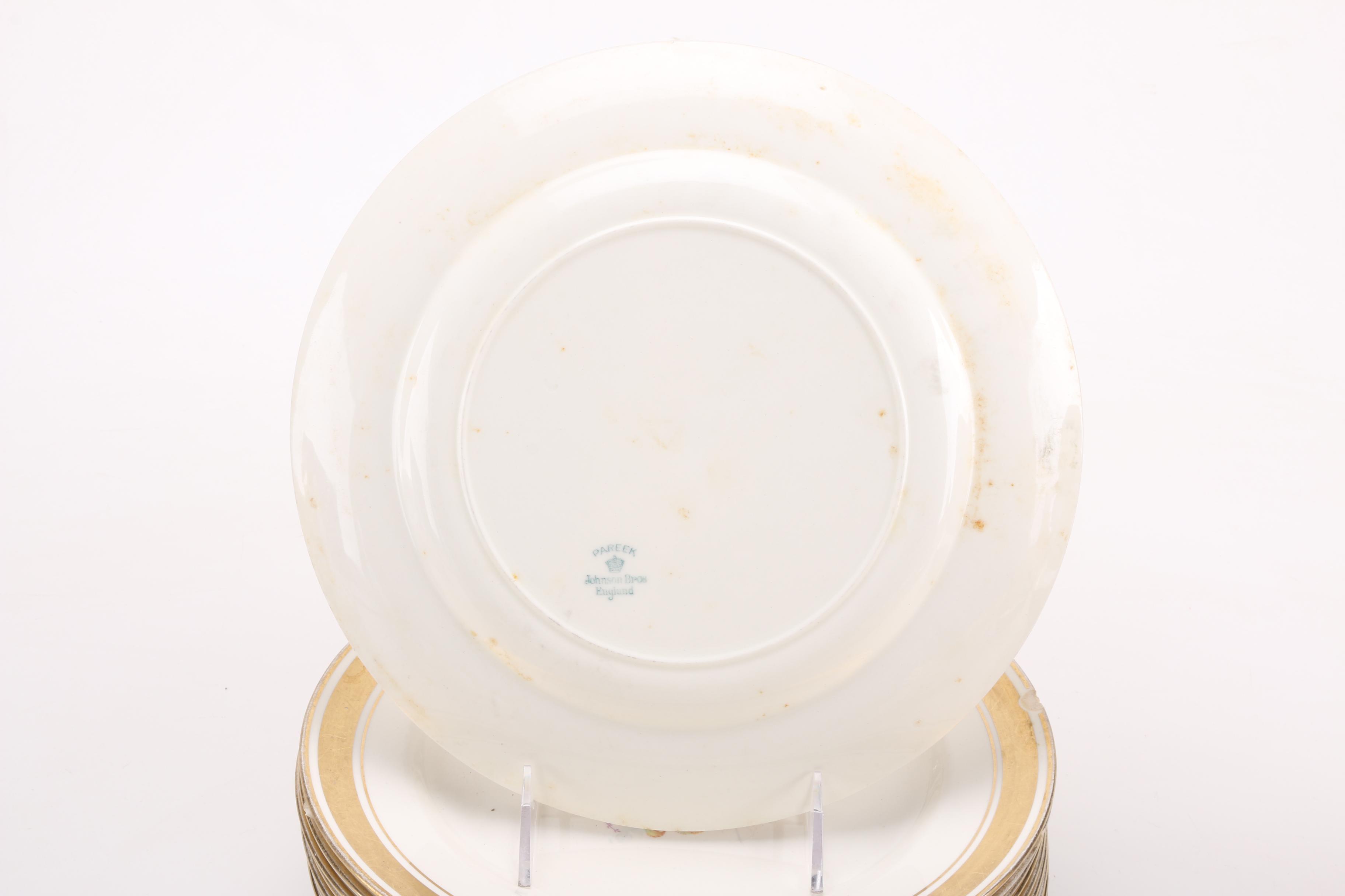 Sixty-Seven Vintage Johnson Brothers "Pareek" China Set