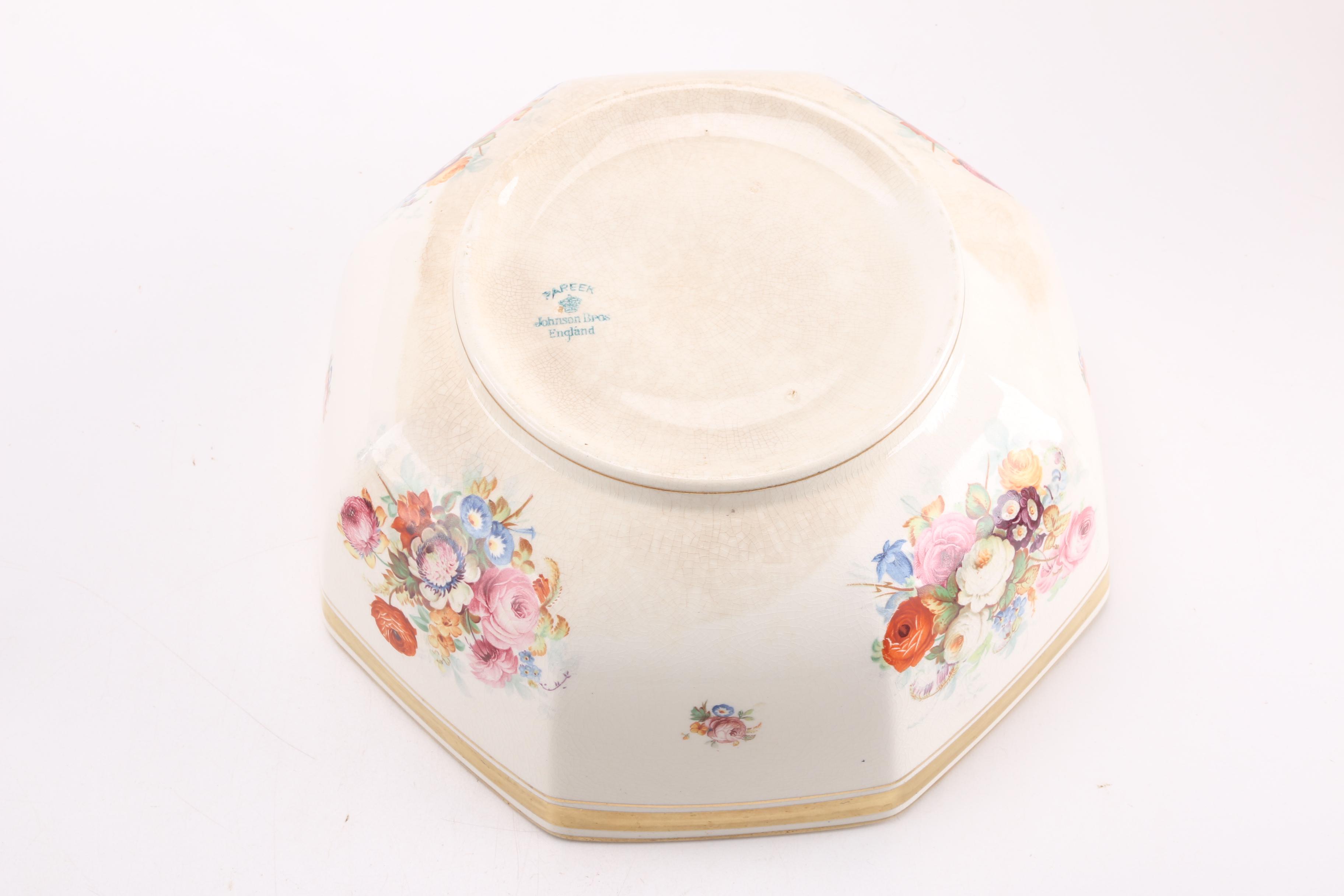 Sixty-Seven Vintage Johnson Brothers "Pareek" China Set