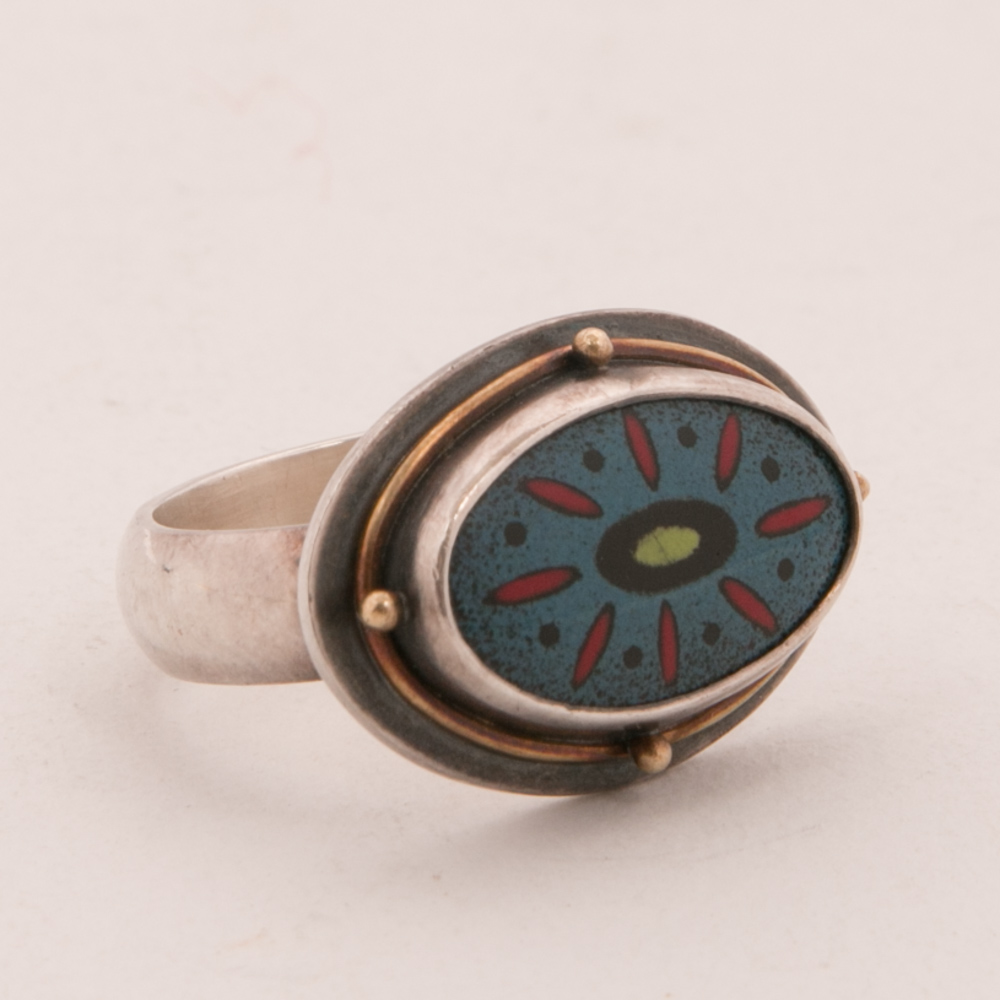 Kimberley Keyworth Sterling Ring with Sterling Necklace