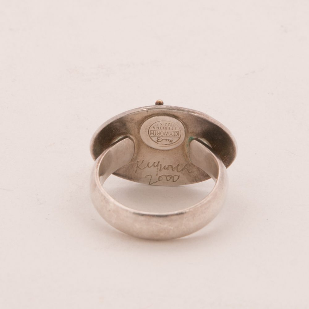 Kimberley Keyworth Sterling Ring with Sterling Necklace