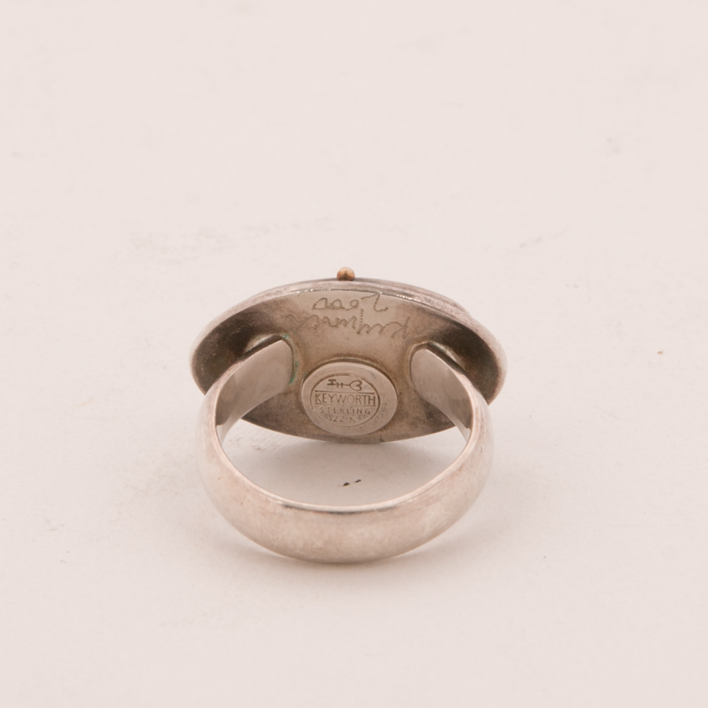 Kimberley Keyworth Sterling Ring with Sterling Necklace