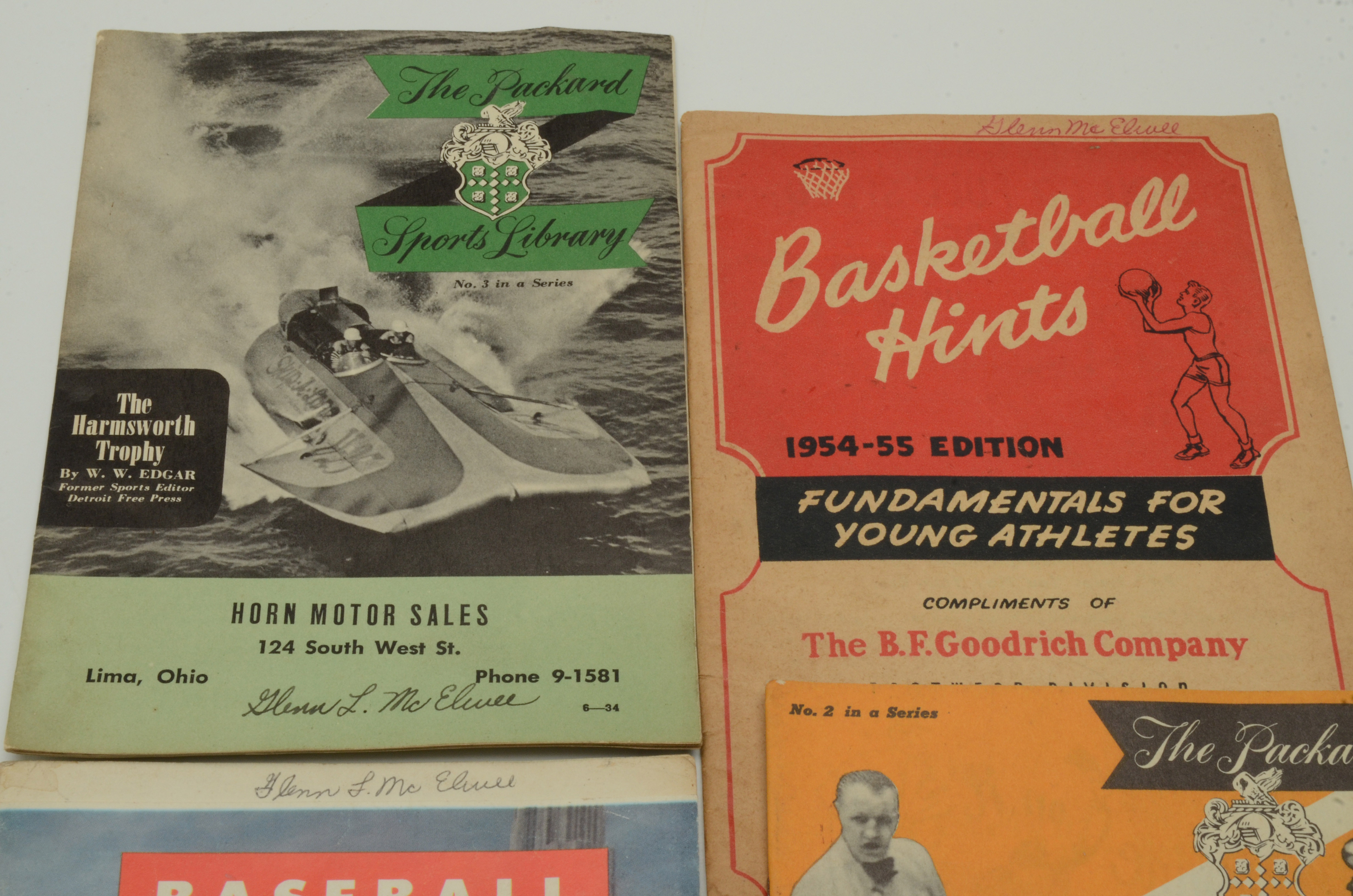 Vintage Sports Booklets