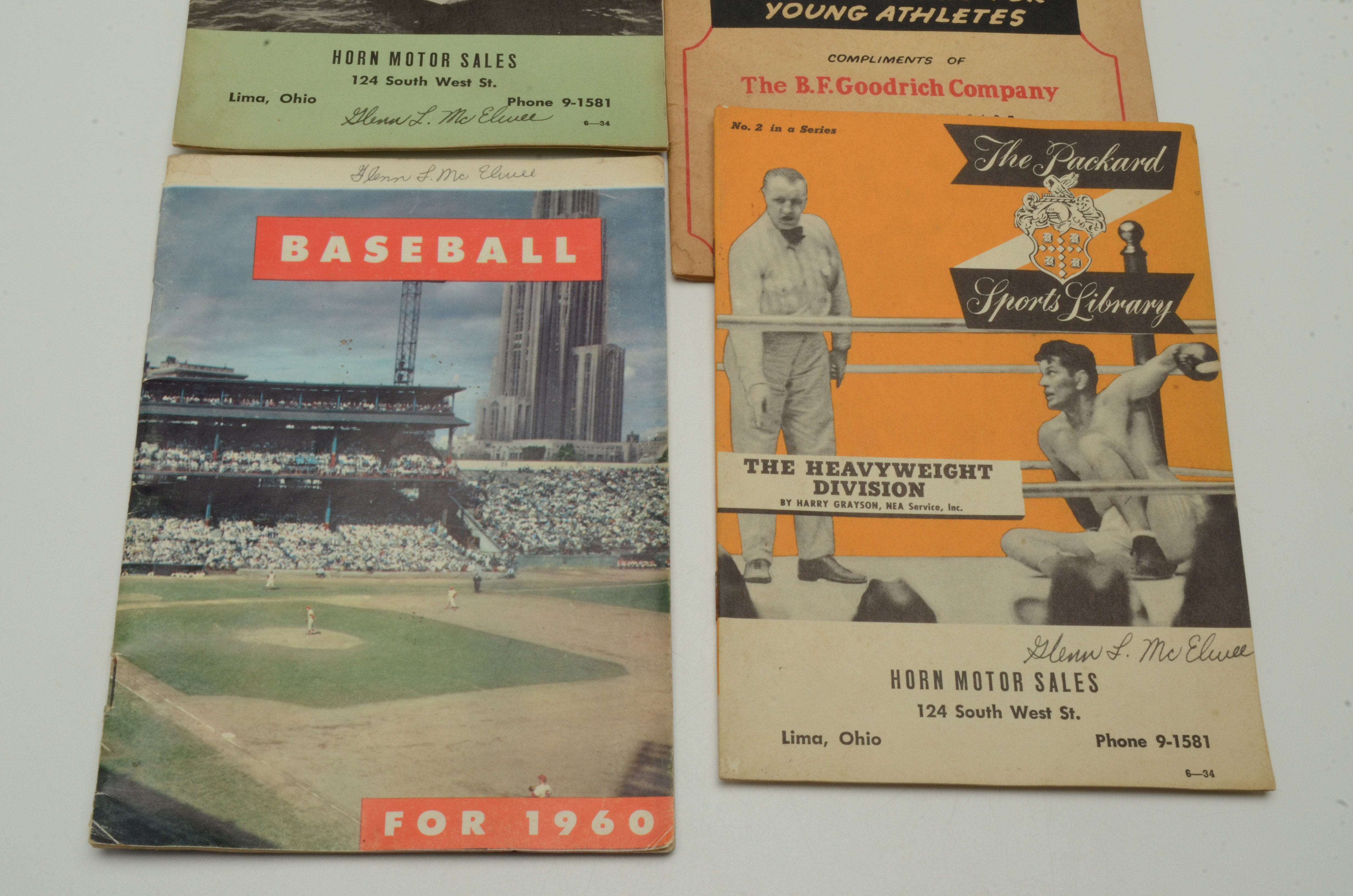 Vintage Sports Booklets