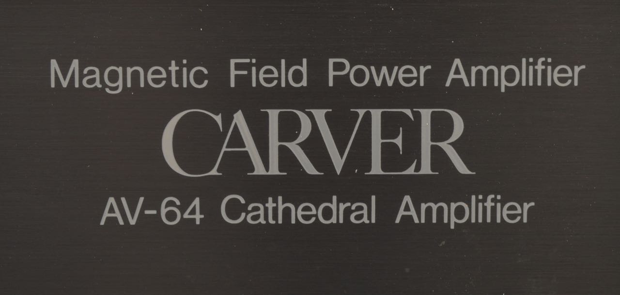 Carver Cathedral Amplifier and CD Player