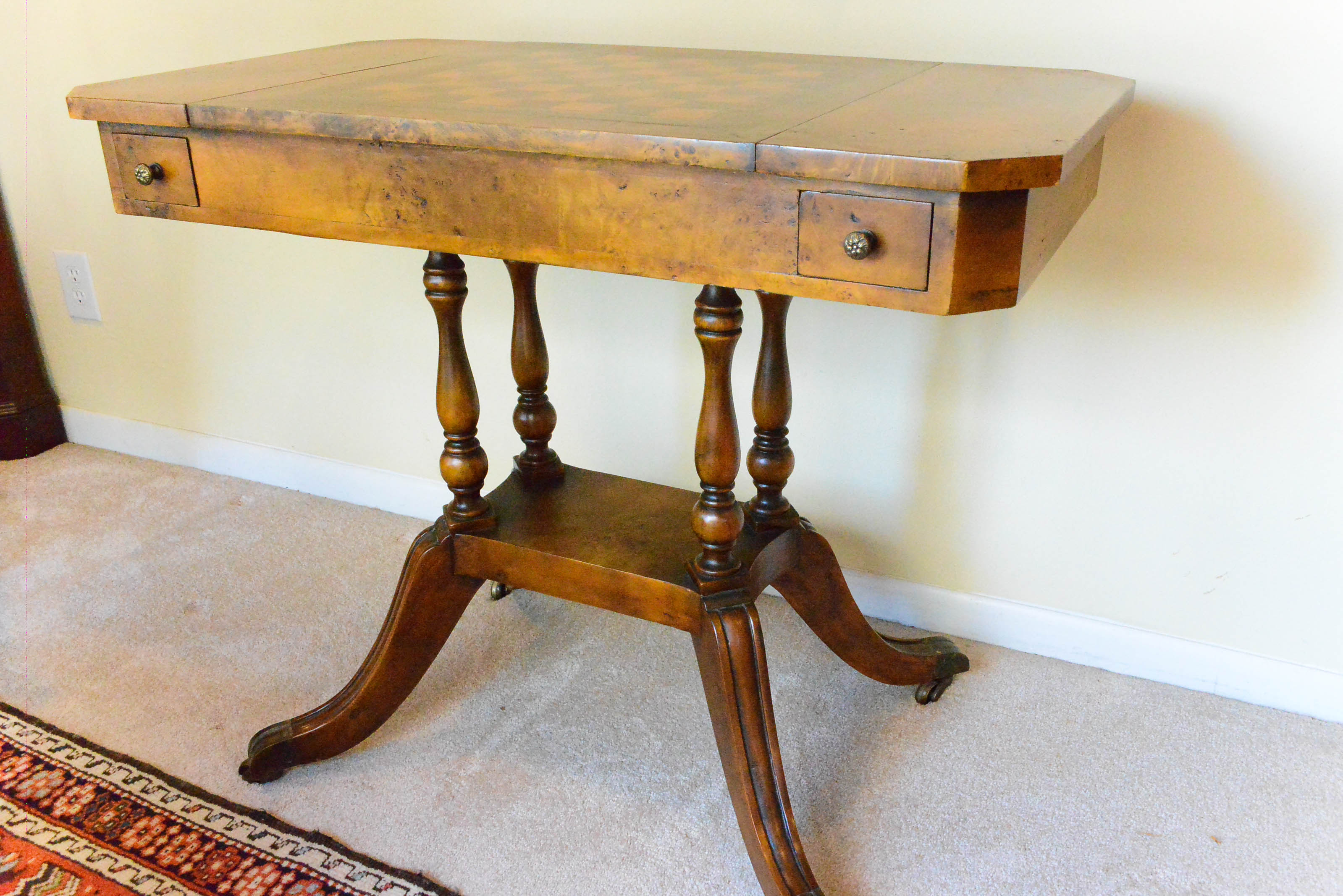 Vintage Classical Style Games Table