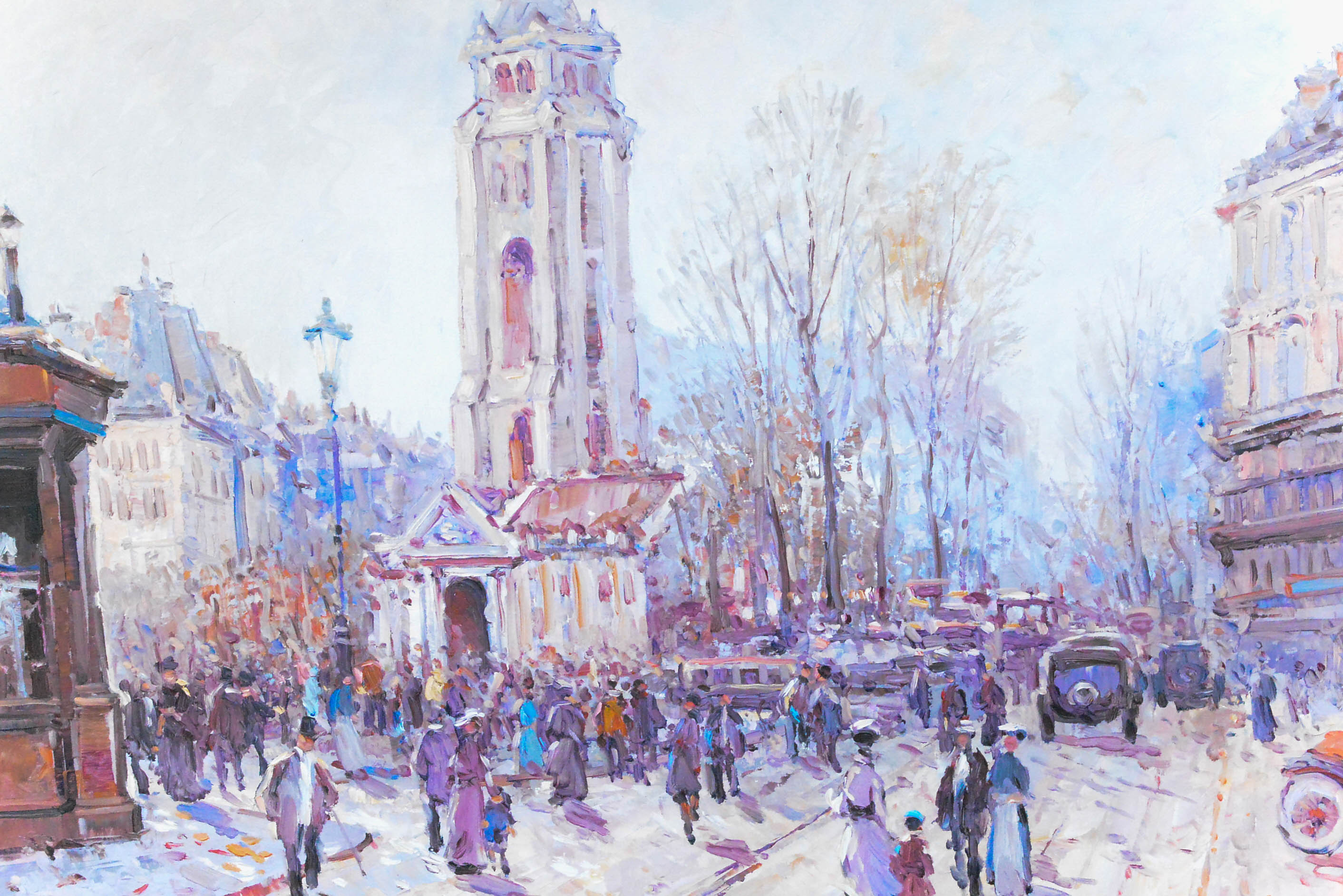 Framed Original Oil Painting by George Malva