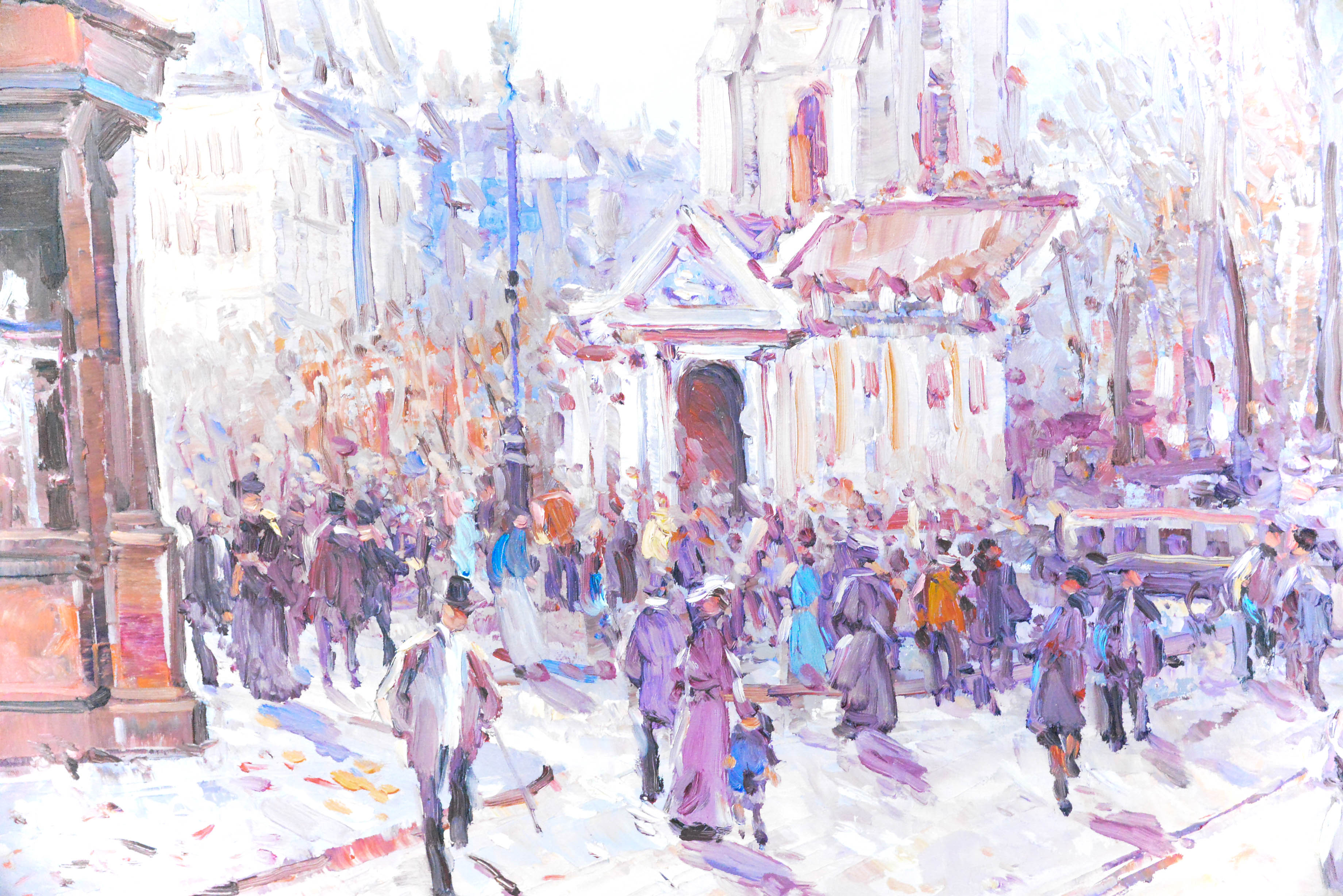 Framed Original Oil Painting by George Malva