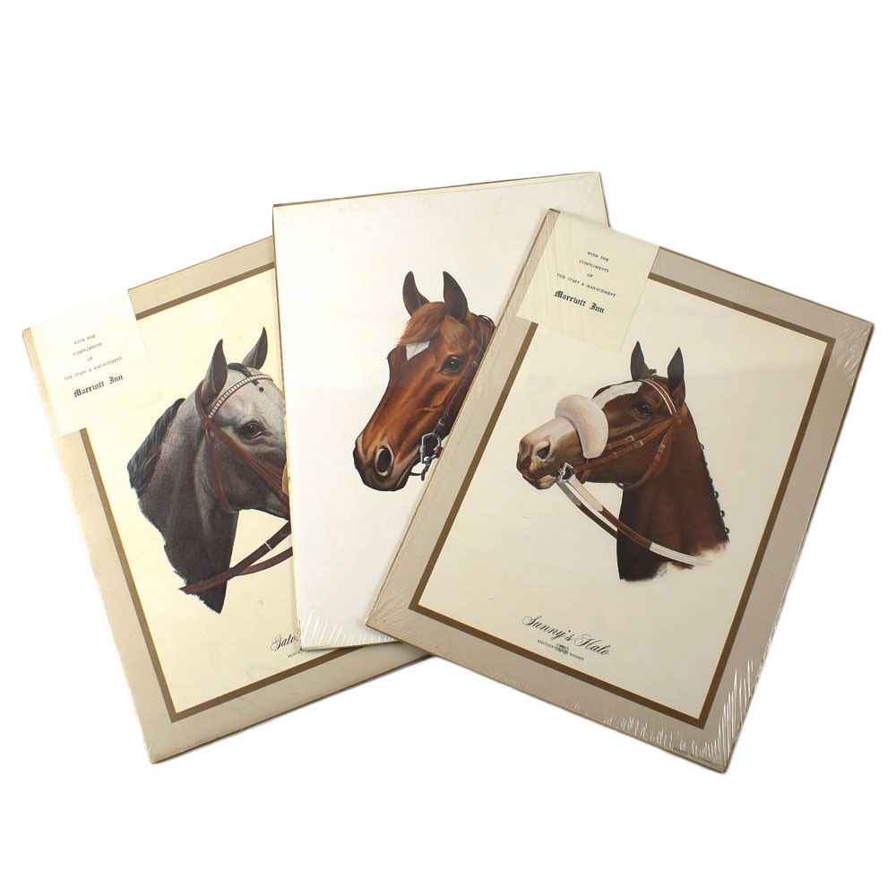 After Keith Freeman Offset Lithograph Kentucky Derby Winners