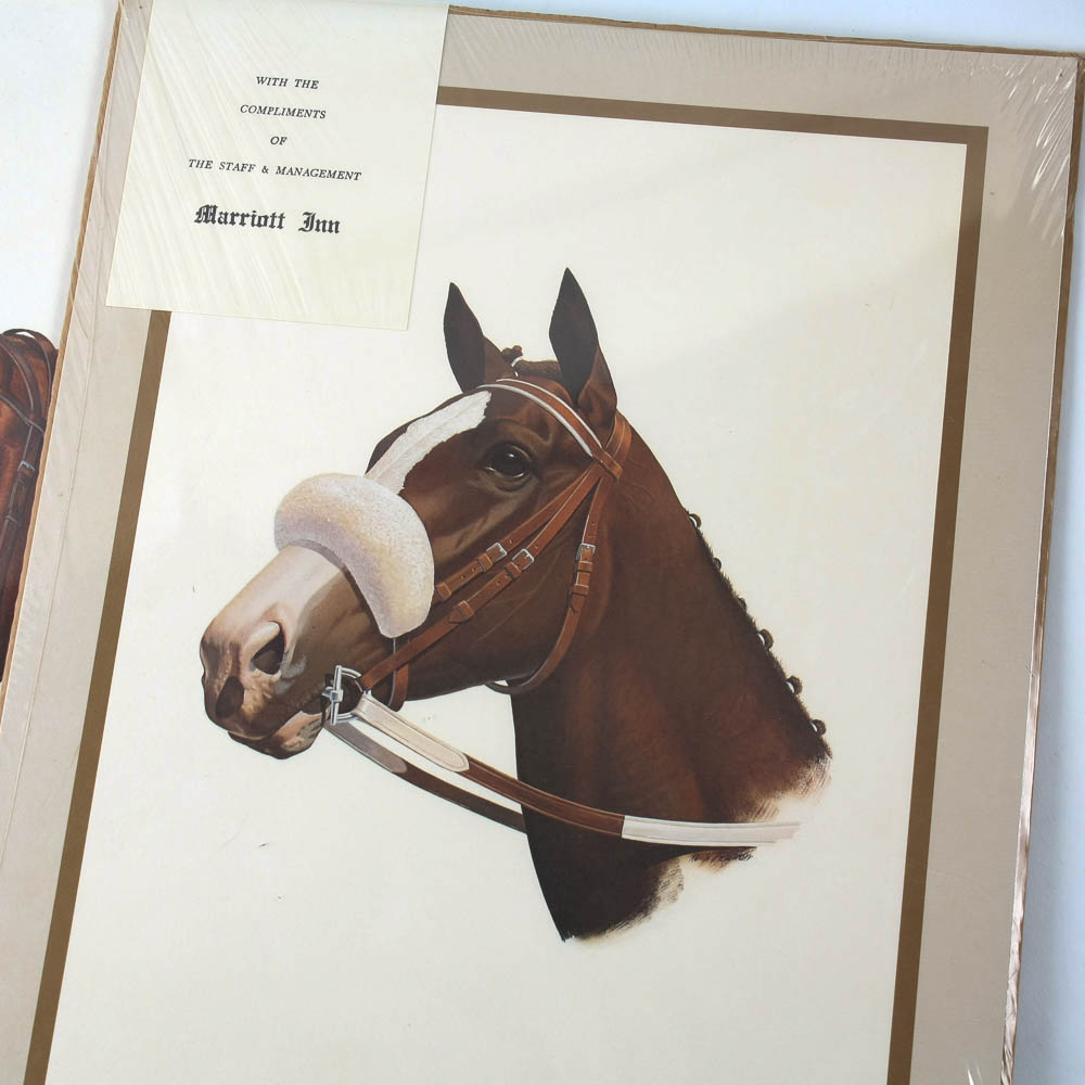 After Keith Freeman Offset Lithograph Kentucky Derby Winners