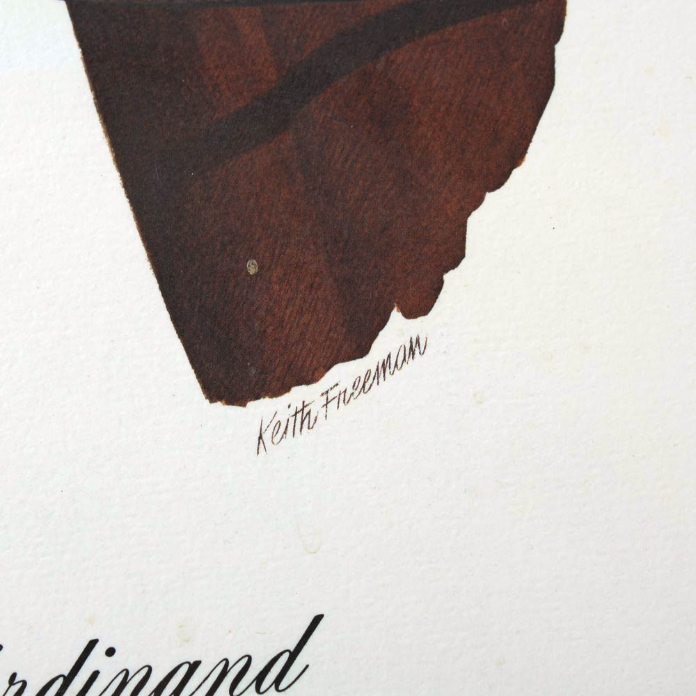 After Keith Freeman Offset Lithograph Kentucky Derby Winners