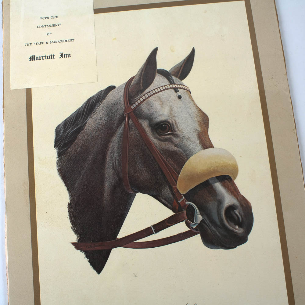 After Keith Freeman Offset Lithograph Kentucky Derby Winners
