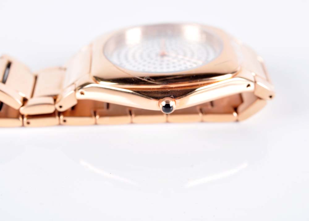 Croton Rose Gold Plated Stainless Steel Quartz Watch