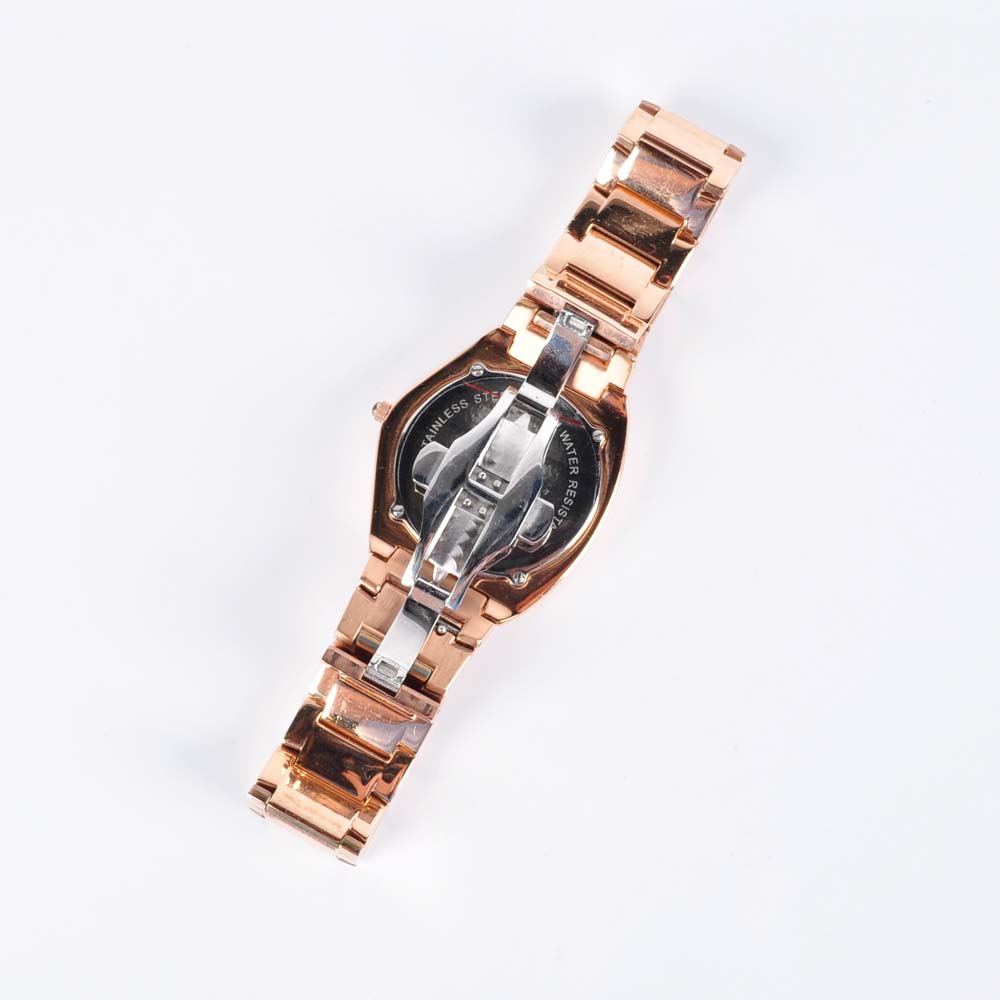 Croton Rose Gold Plated Stainless Steel Quartz Watch