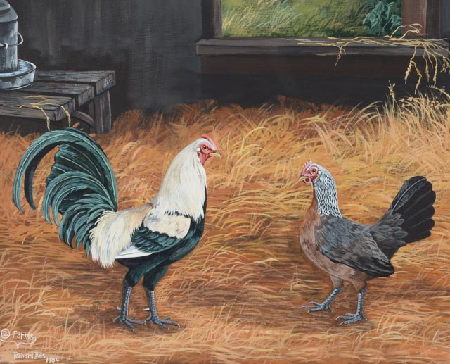 Richard Bills Original Acrylic Painting on Canvas