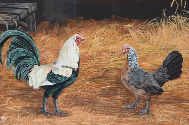 Richard Bills Original Acrylic Painting on Canvas