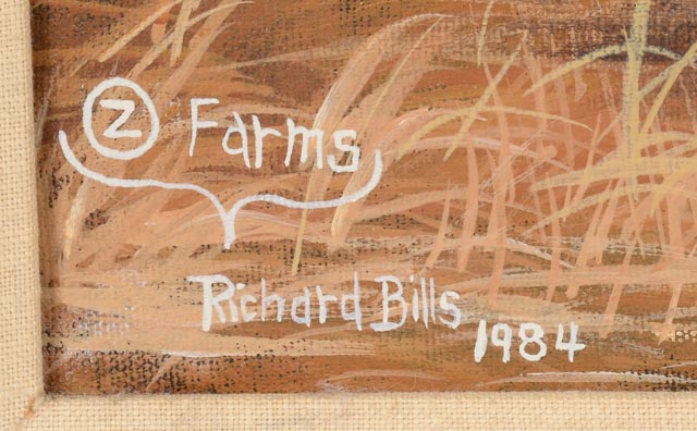 Richard Bills Original Acrylic Painting on Canvas