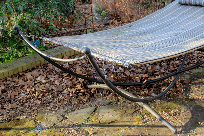 Outdoor Garden Treasures Fabric Hammock with Stand