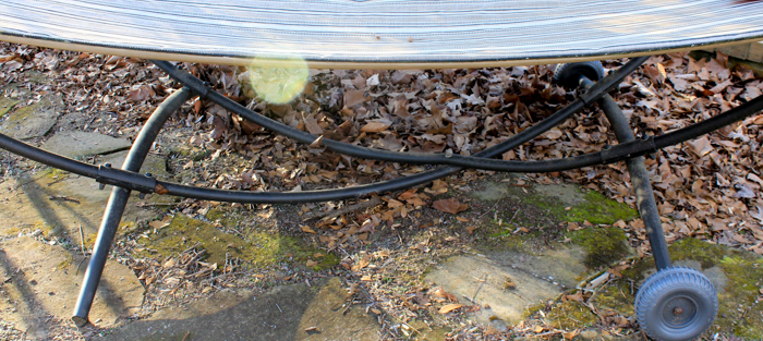 Outdoor Garden Treasures Fabric Hammock with Stand