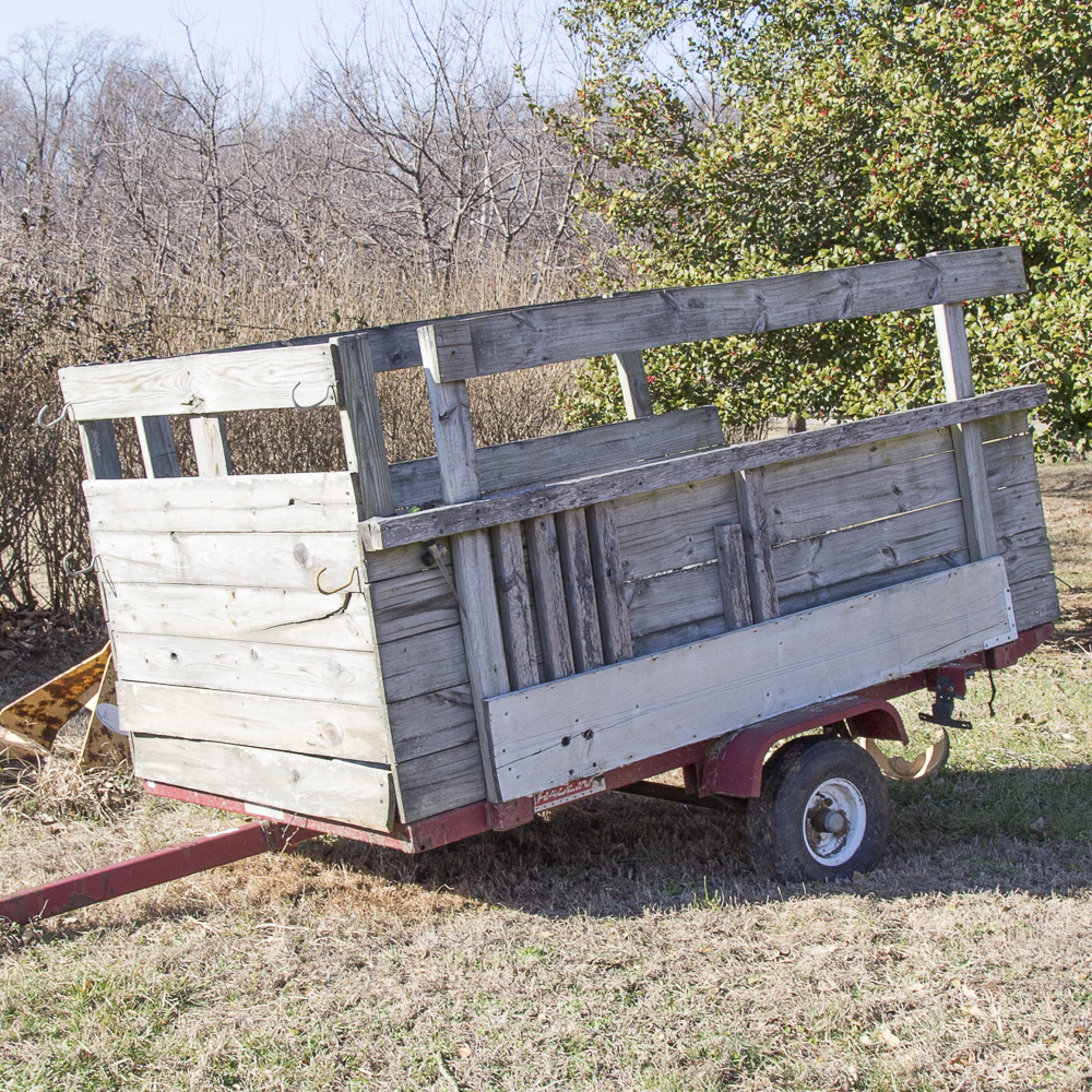 Utility Trailer with Wood Sides