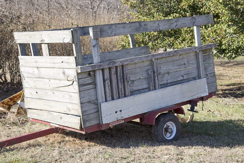 Utility Trailer with Wood Sides