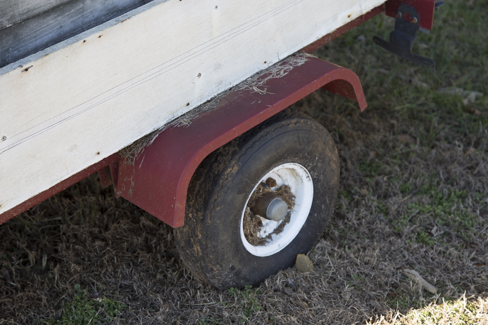 Utility Trailer with Wood Sides