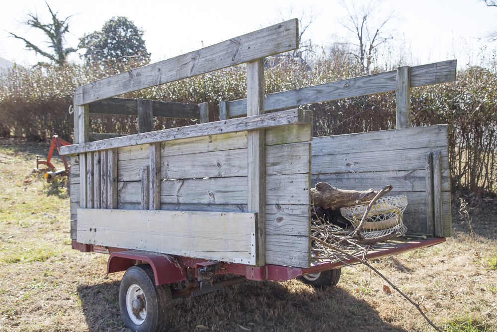 Utility Trailer with Wood Sides