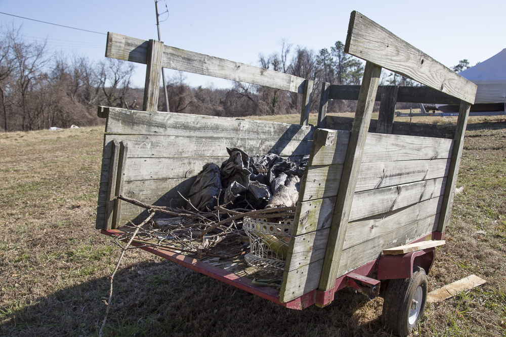 Utility Trailer with Wood Sides