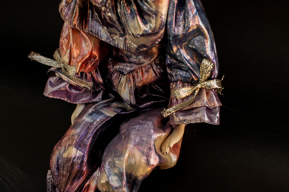 Porcelain Harlequin Doll