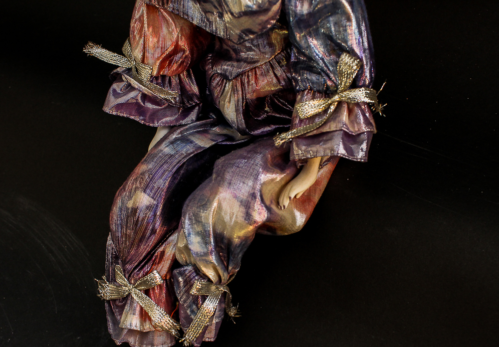 Porcelain Harlequin Doll