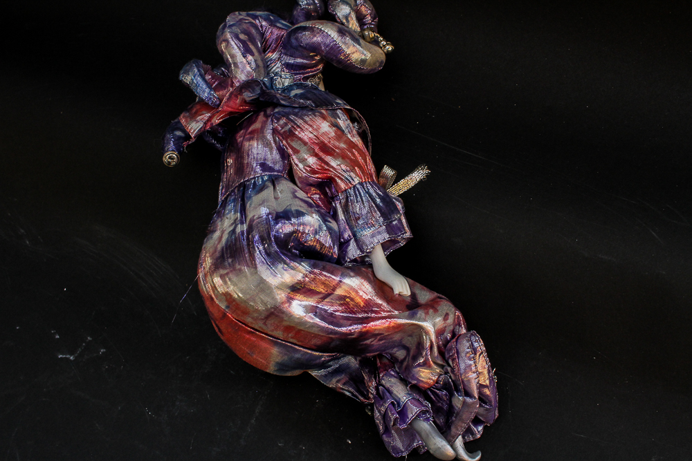 Porcelain Harlequin Doll