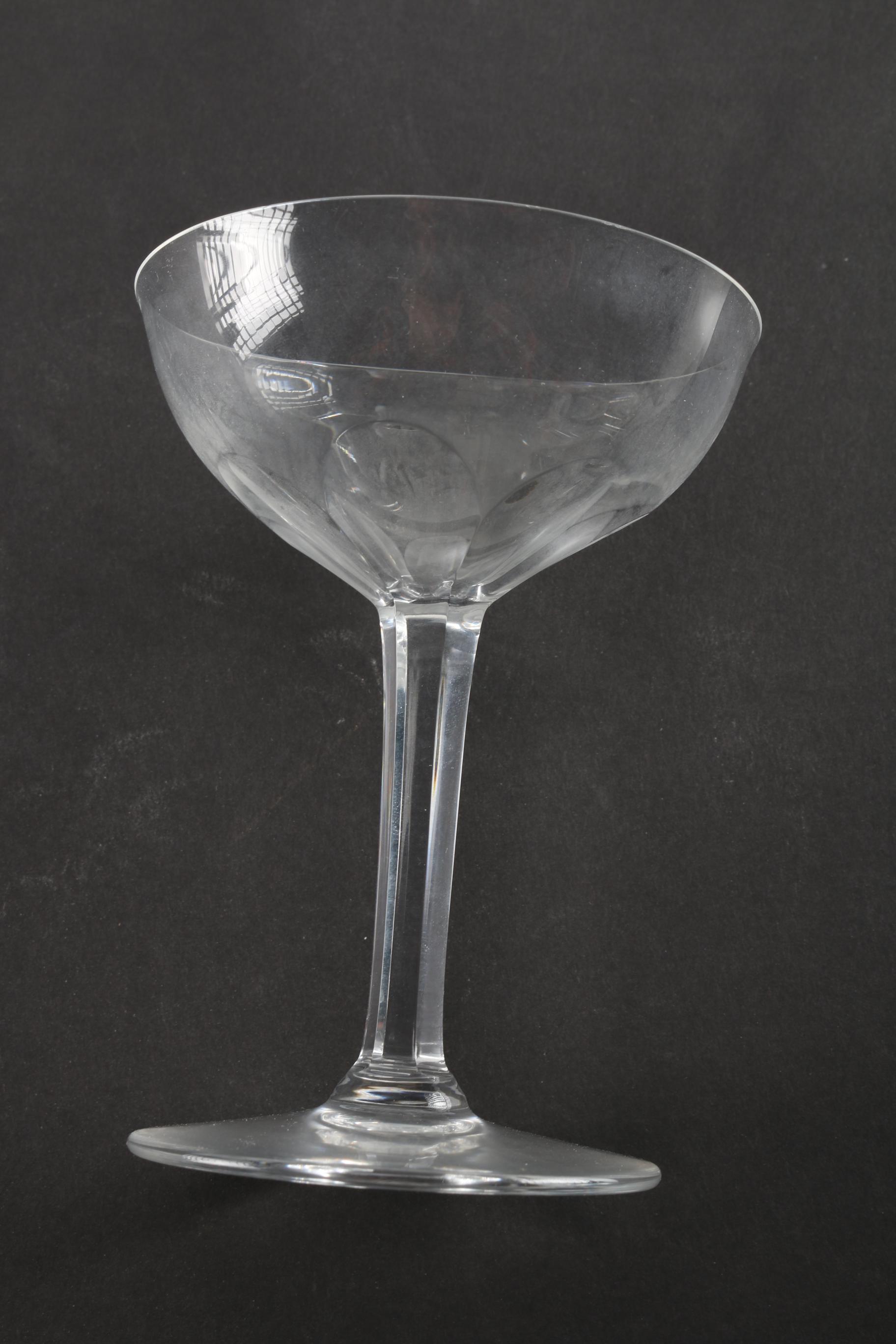 Baccarat "Genova" Coupe Champagne Glasses