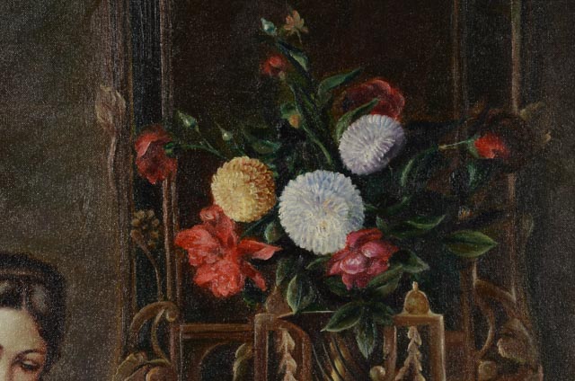 K. Mills Contemporary Oil Painting on Canvas