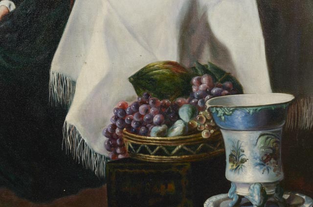 K. Mills Contemporary Oil Painting on Canvas