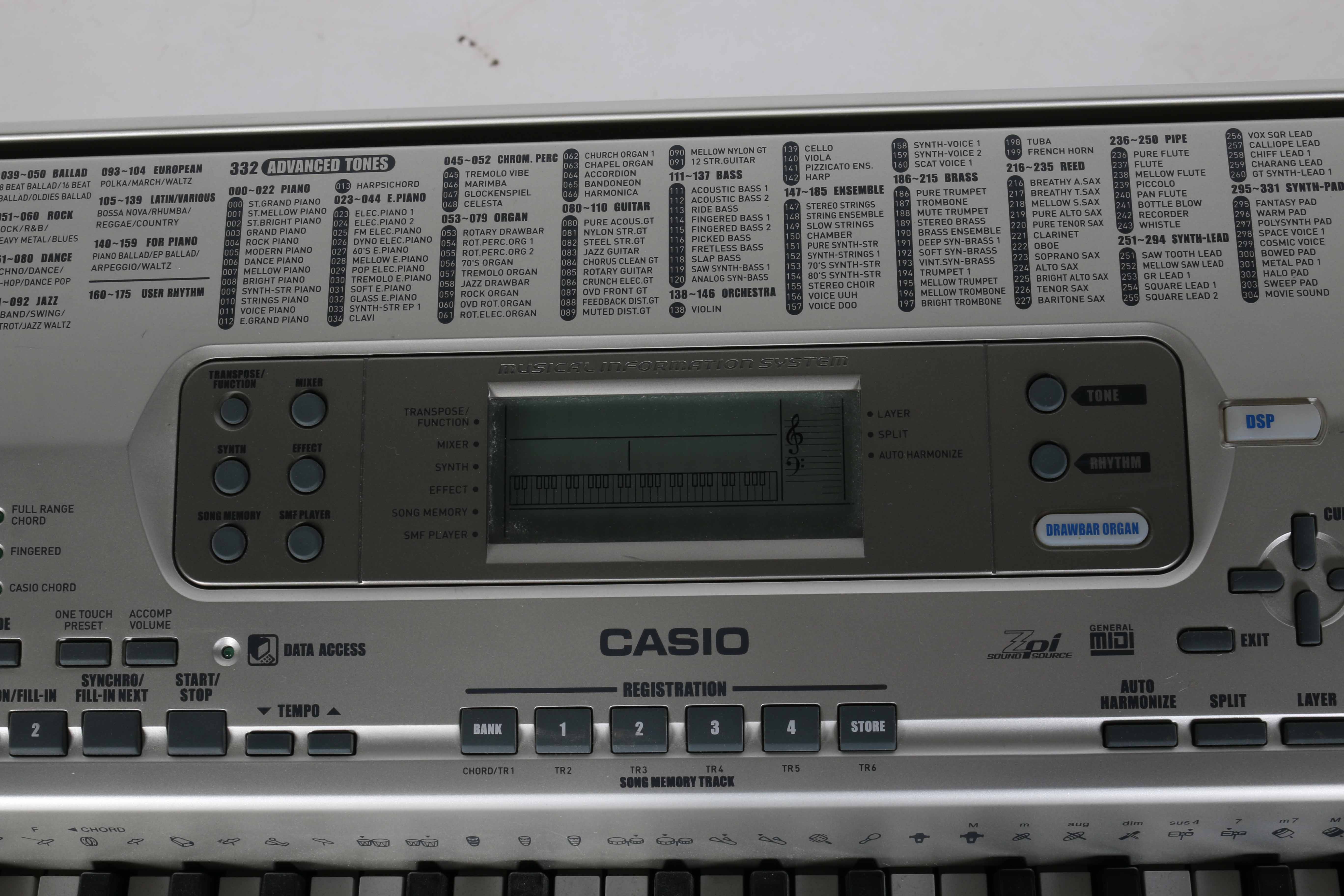 Casio CTK-900 Keyboard and Stand