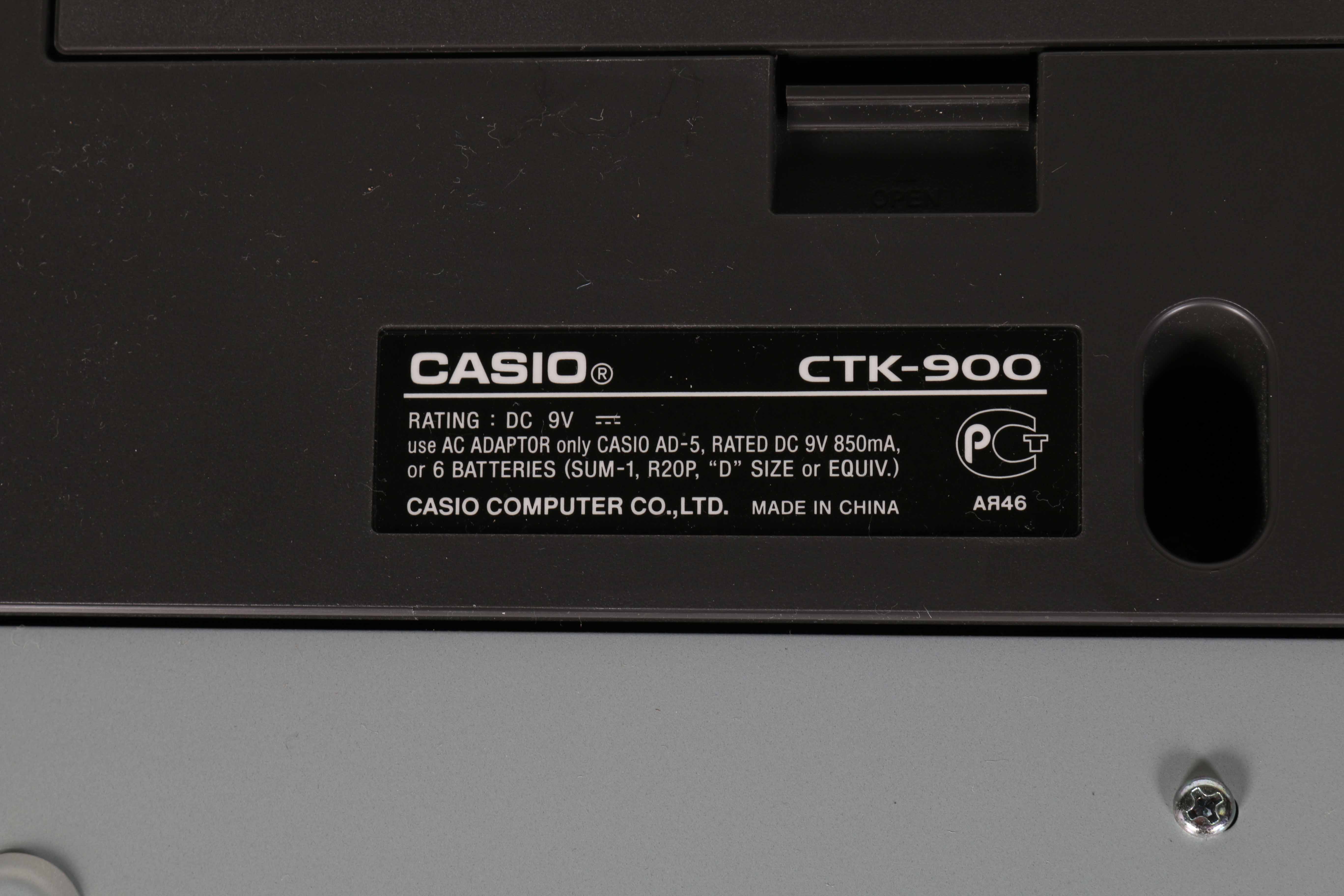 Casio CTK-900 Keyboard and Stand