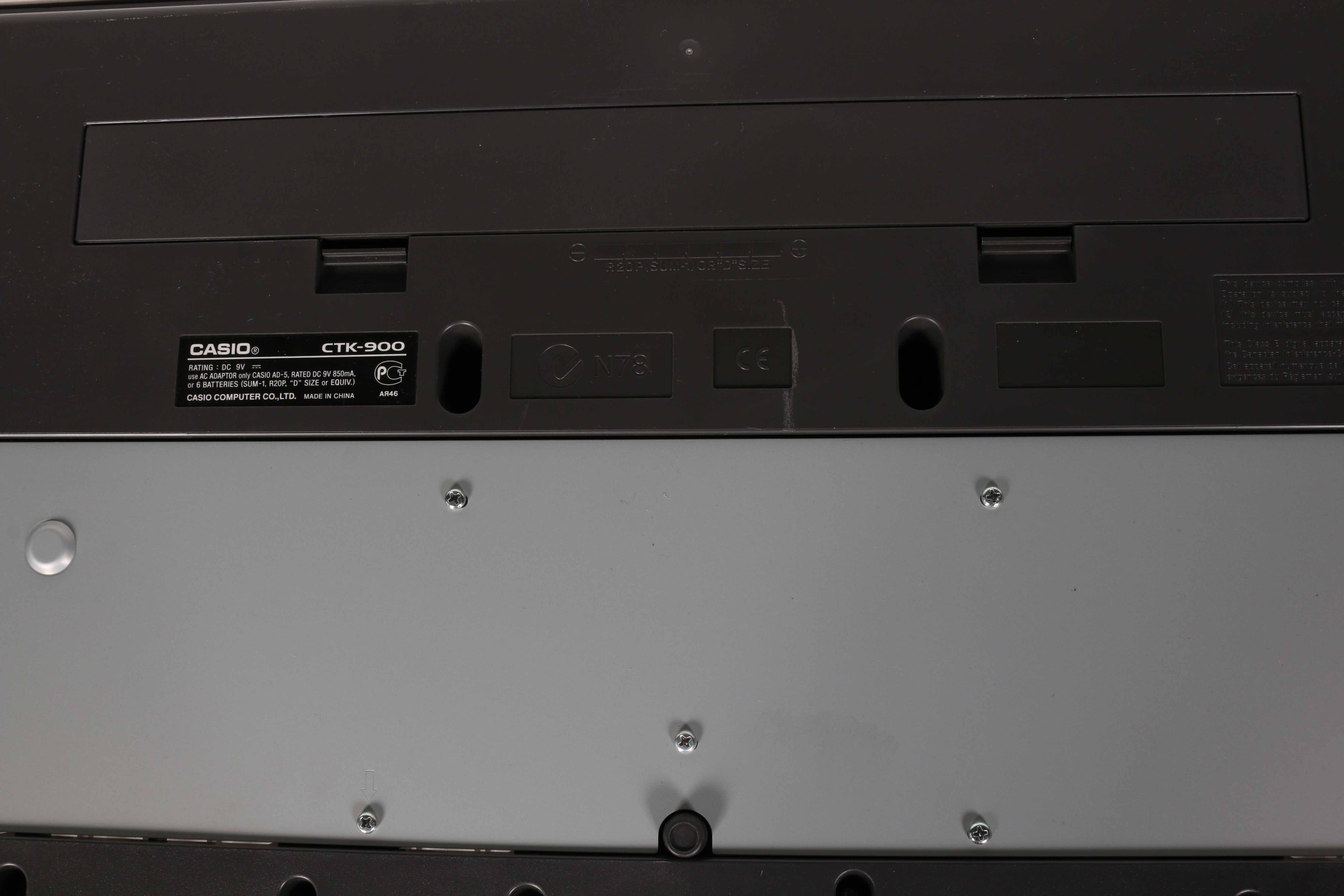 Casio CTK-900 Keyboard and Stand