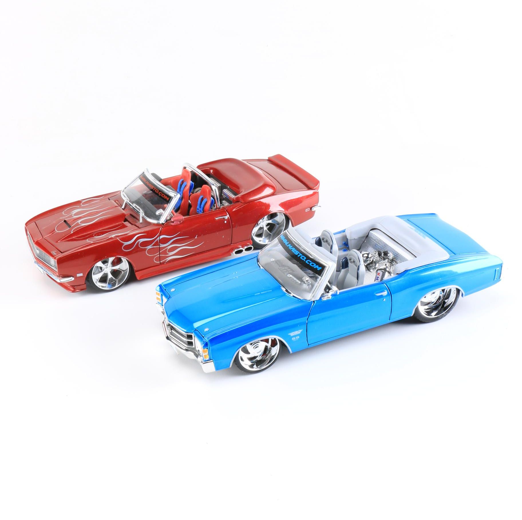 Pair of 1:18 Scale Customized Chevrolets