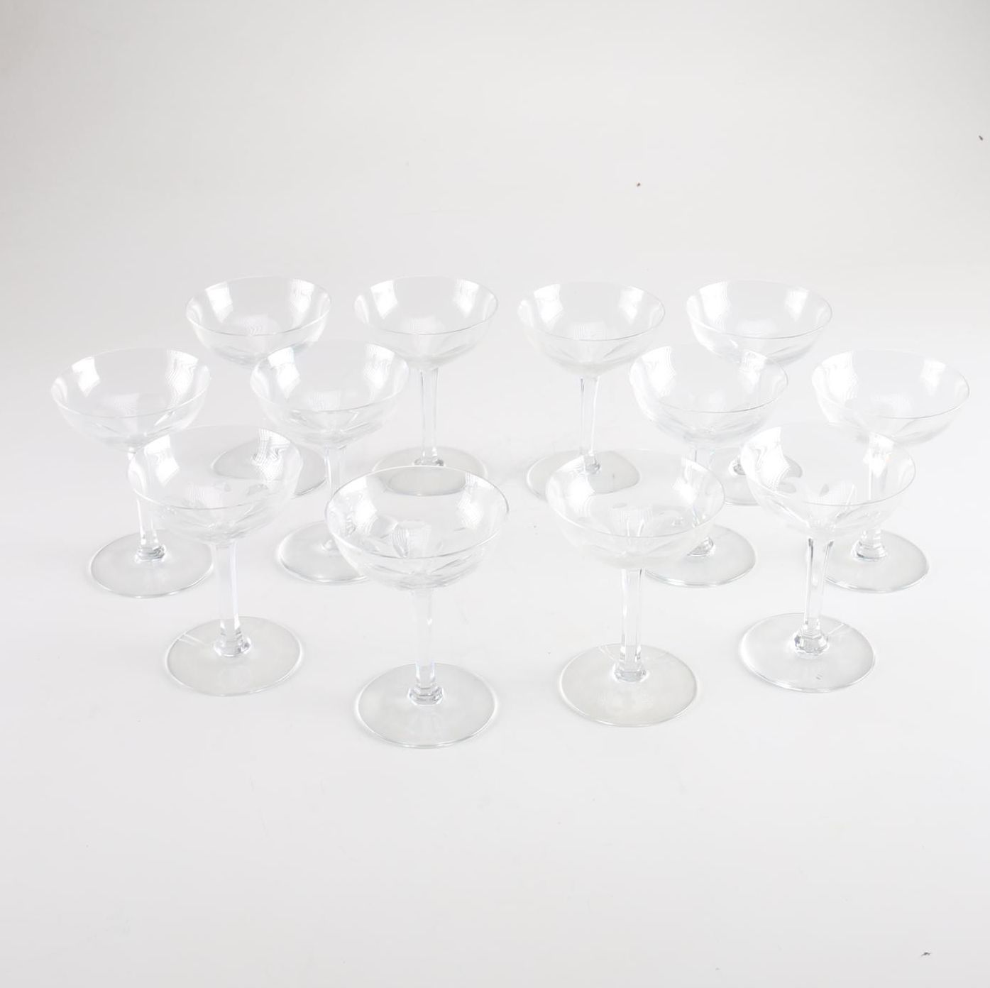 Baccarat "Genova" Coupe Champagne Glasses