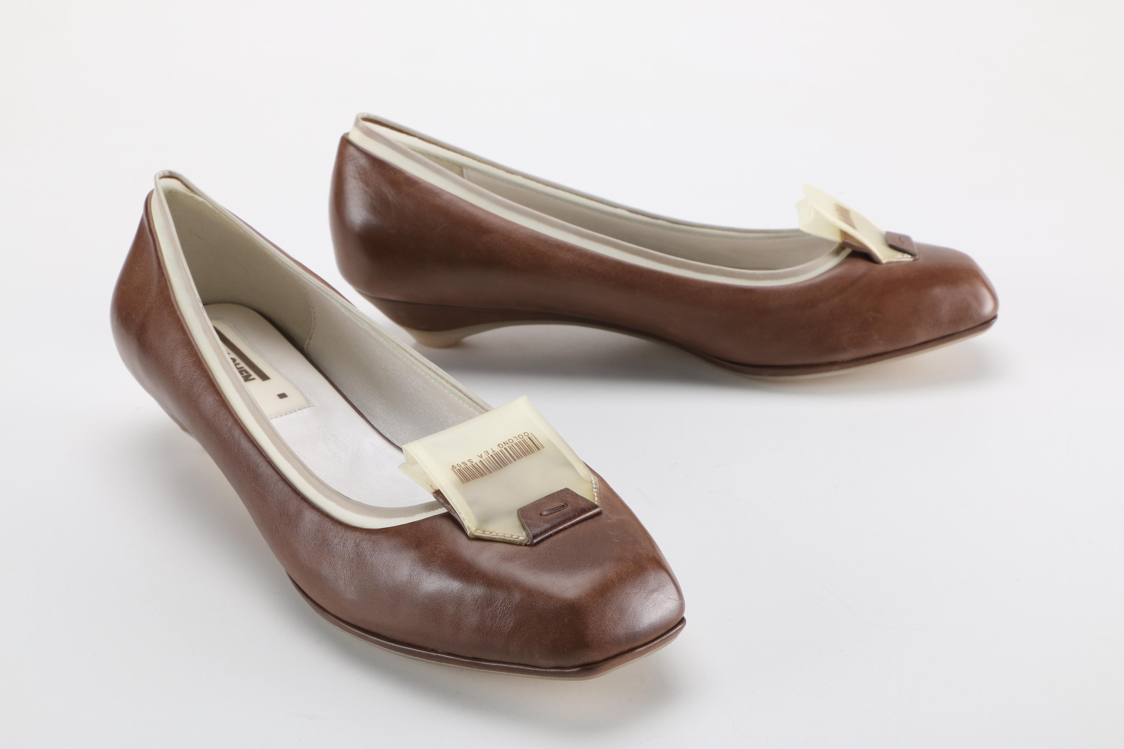 Women's Black and Brown Shoes