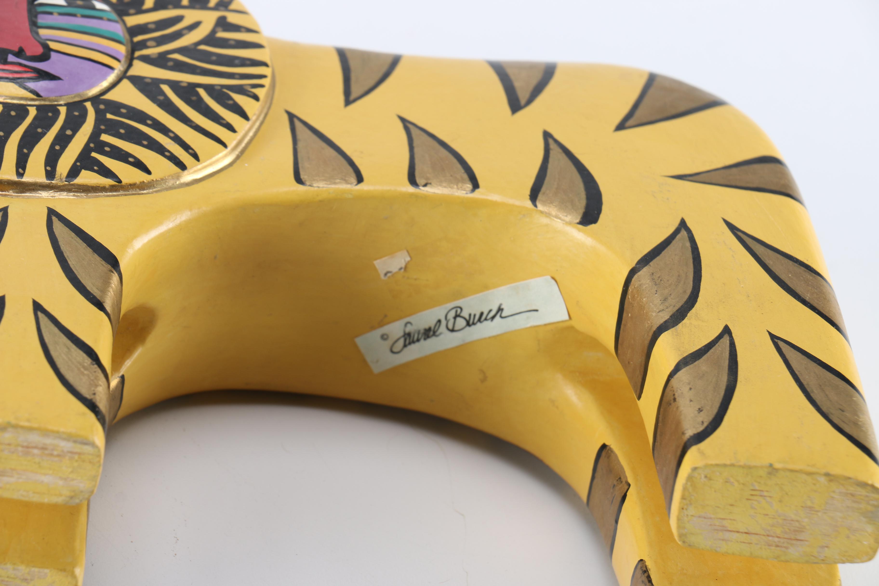 Wooden Lion Sculptures