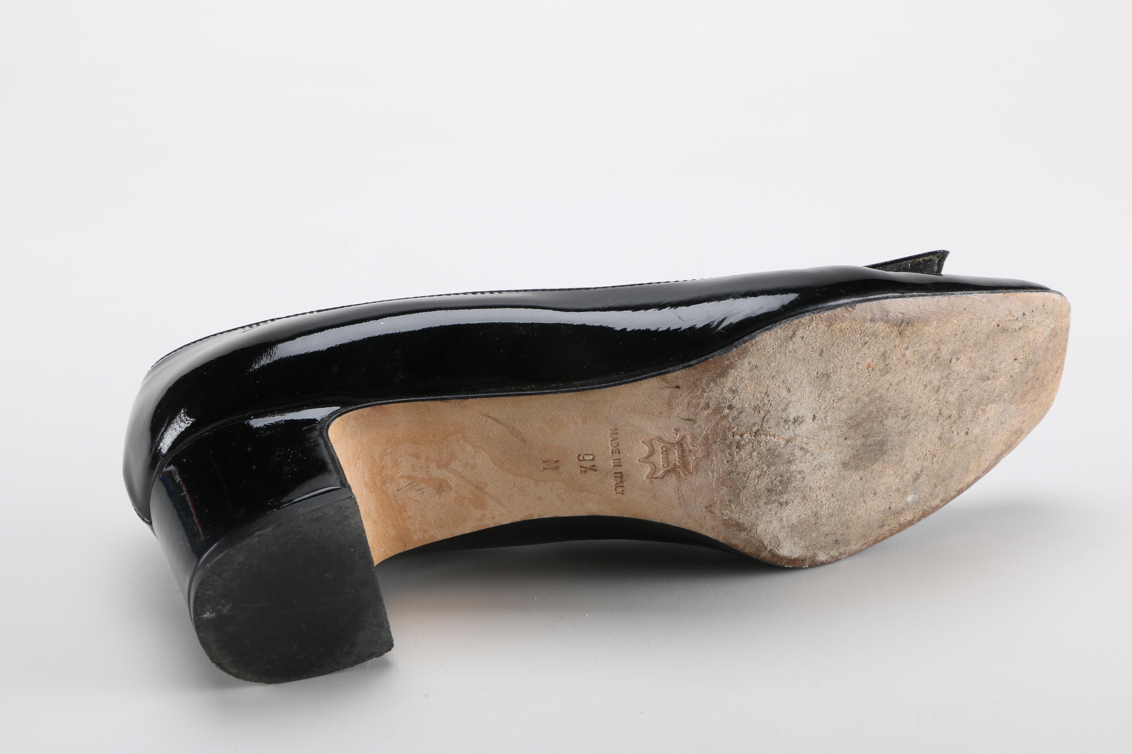 Women's Black and Brown Shoes