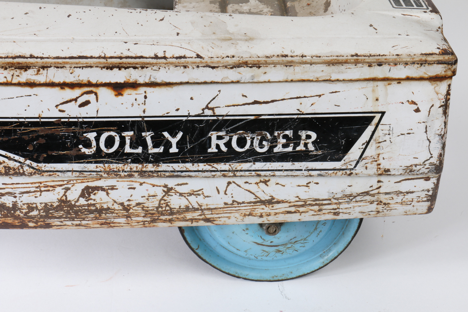 Vintage Kawasaki "Jolly Roger" Boat-Shaped Pedal Car