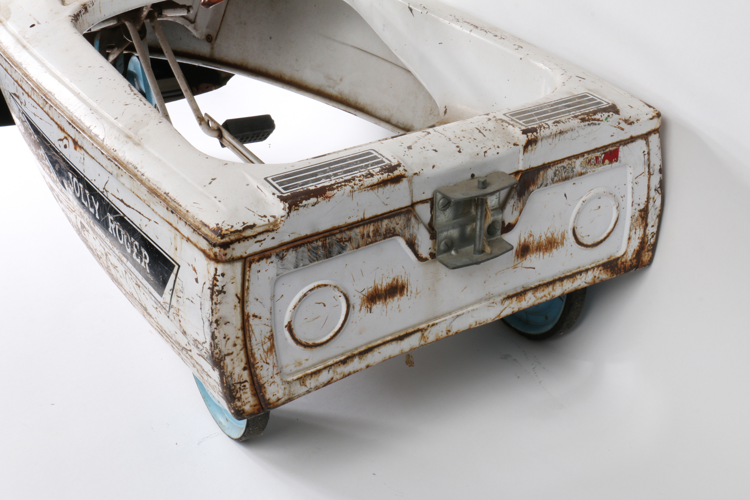 Vintage Kawasaki "Jolly Roger" Boat-Shaped Pedal Car