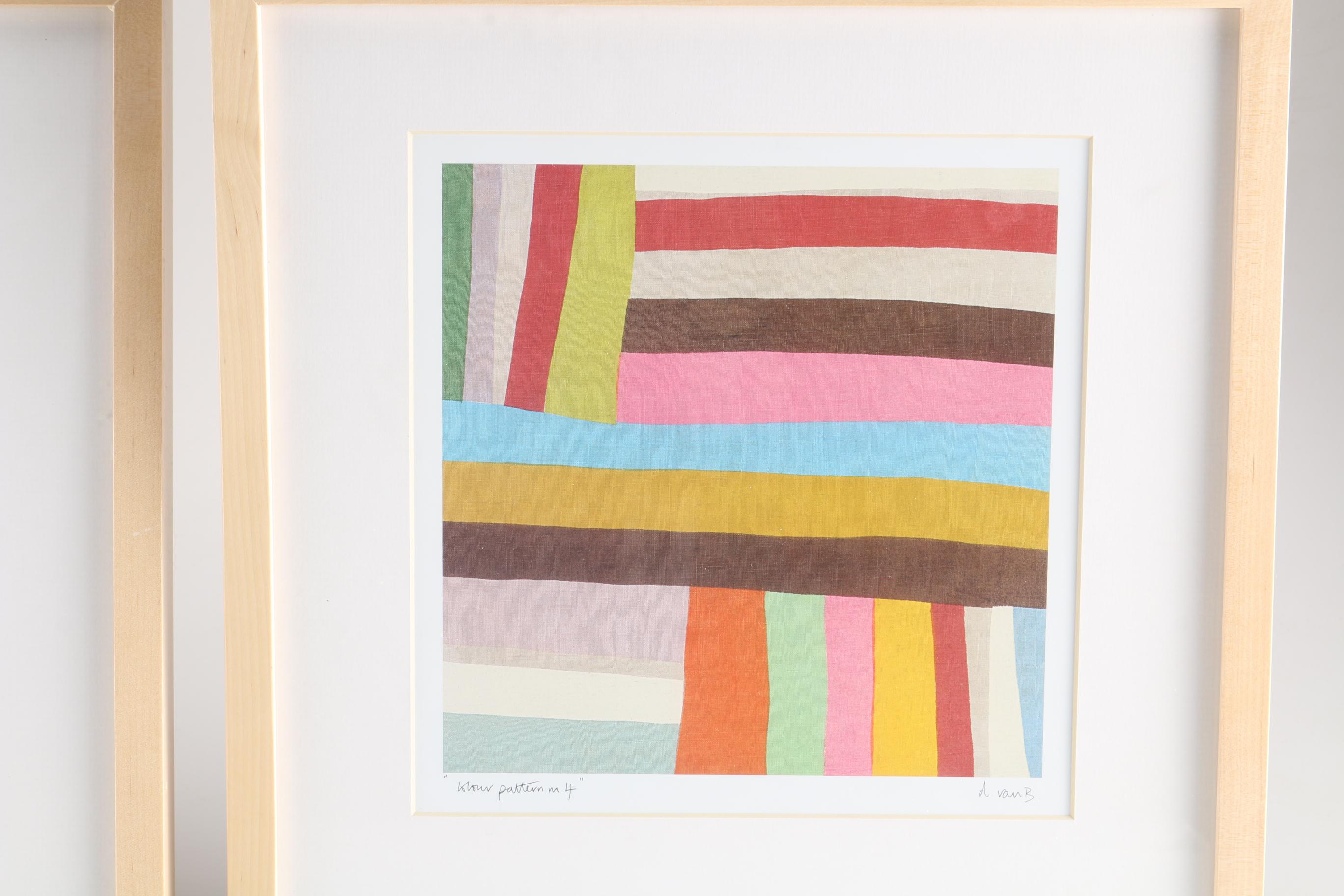 Offset Lithographs "Colour Experiment No 28" and "Colour Pattern No 4"