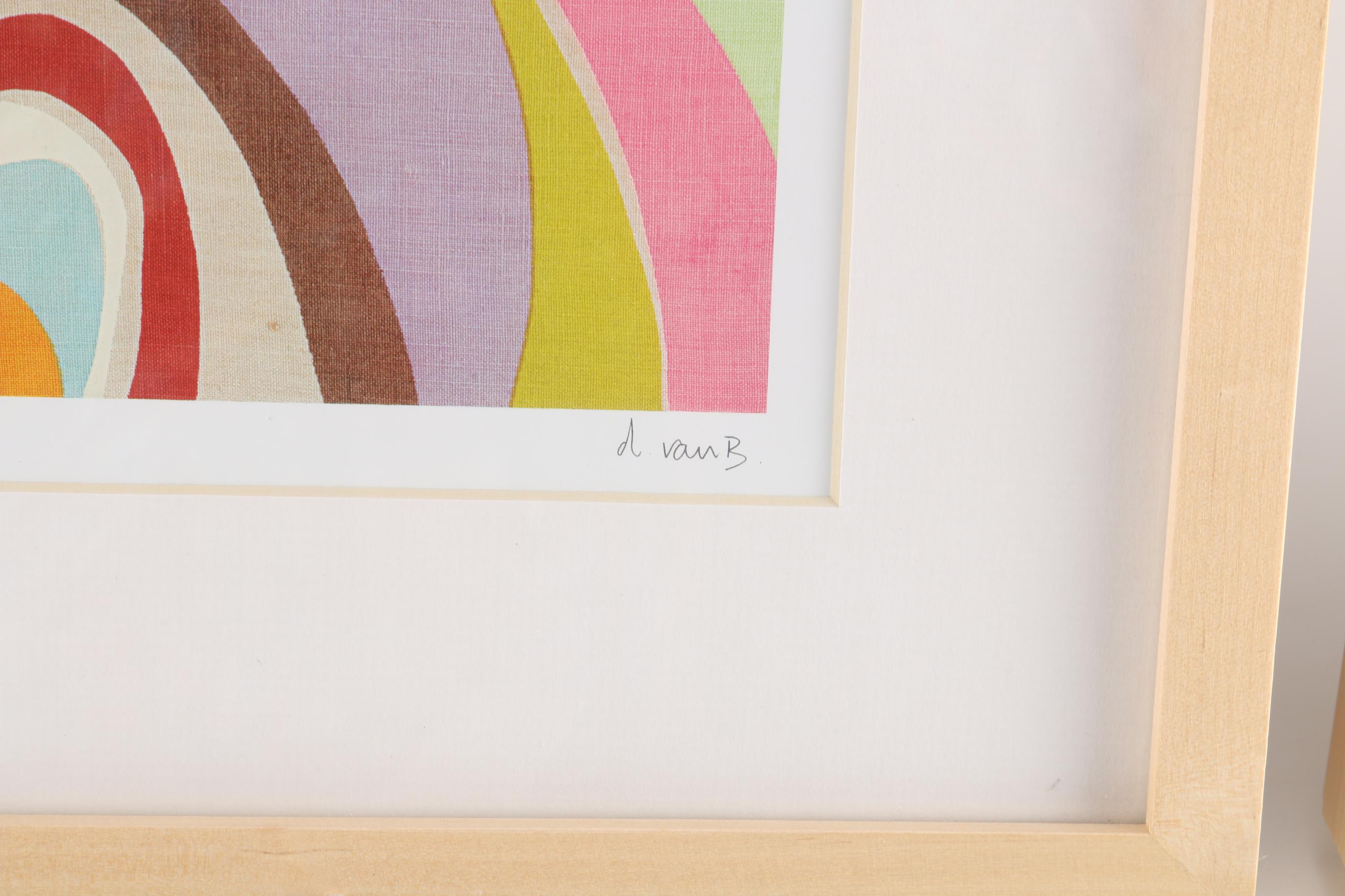 Offset Lithographs "Colour Experiment No 28" and "Colour Pattern No 4"
