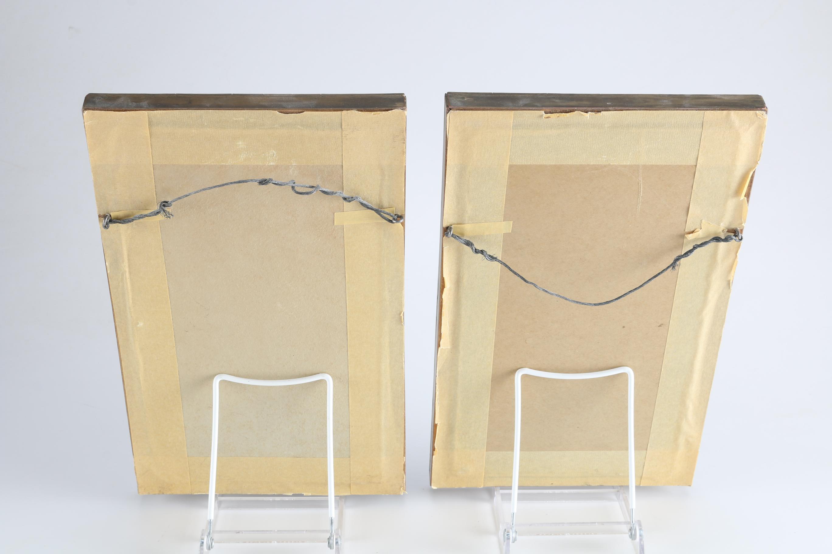 Arturo Petrocelli Oil on Board Portraits of Neapolitan Boys