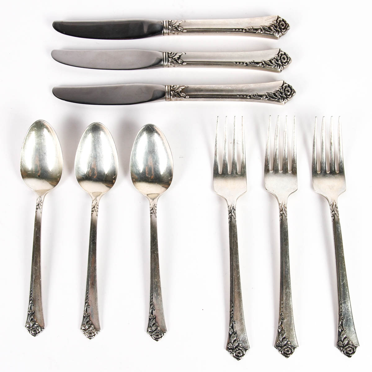 Collection of Heirloom Sterling Silver Flatware